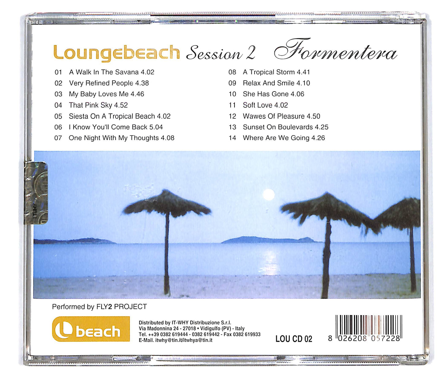 EBOND Fly2 Project - Loungebeach Session 2 Formentera CD CD101454