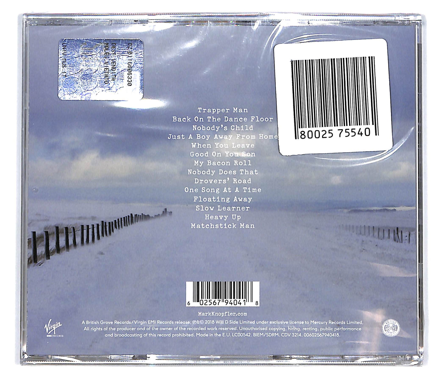 EBOND Mark Knopfler - Down The Road Wherever CD CD101456