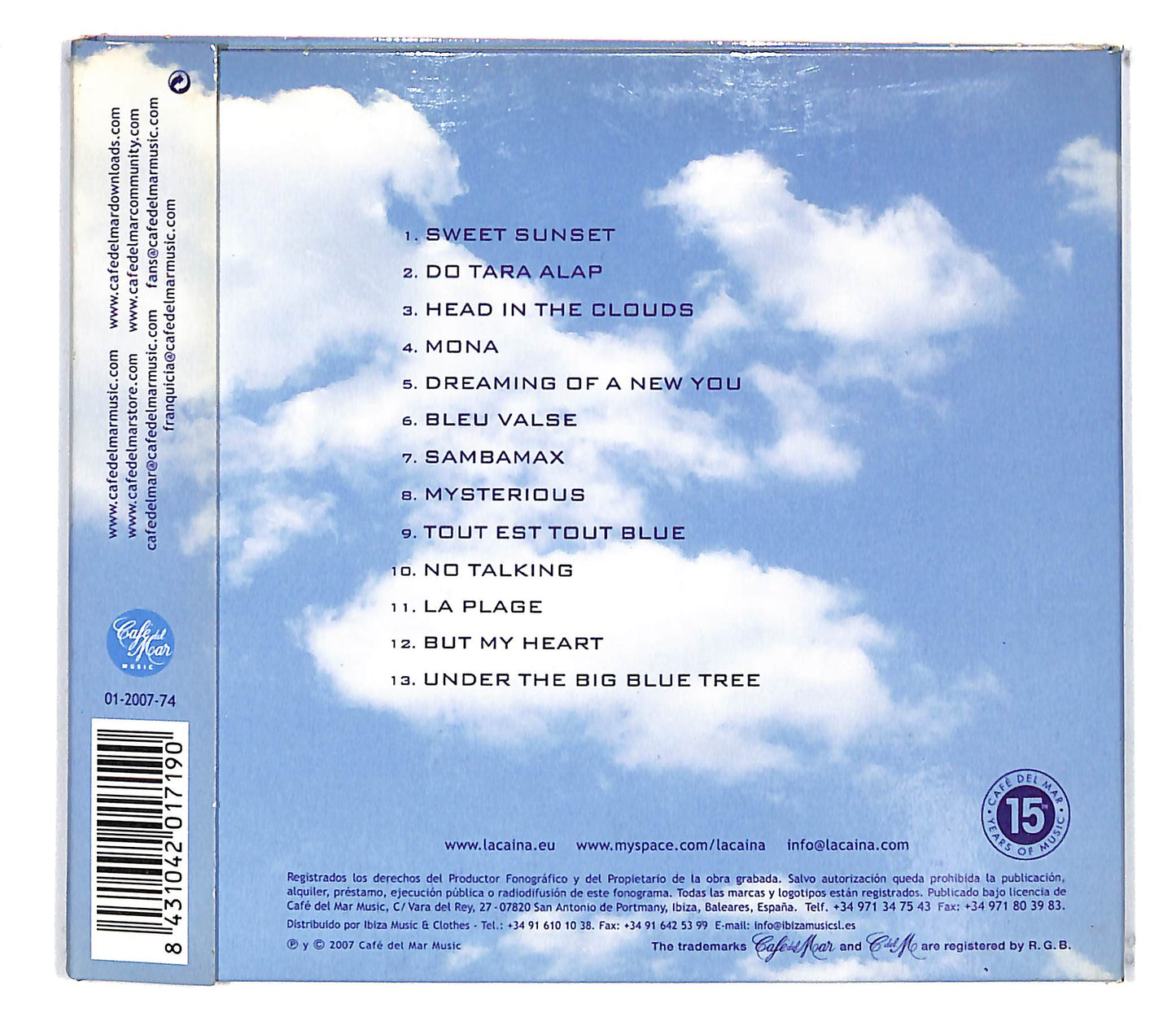 EBOND La Caina - Head In The Clouds DIGIPACK CD CD101519
