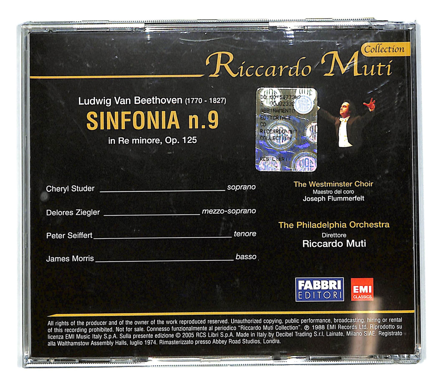 EBOND Riccardo Muti - Beethoven sinfonia n.9 EDITORIALE CD CD101532