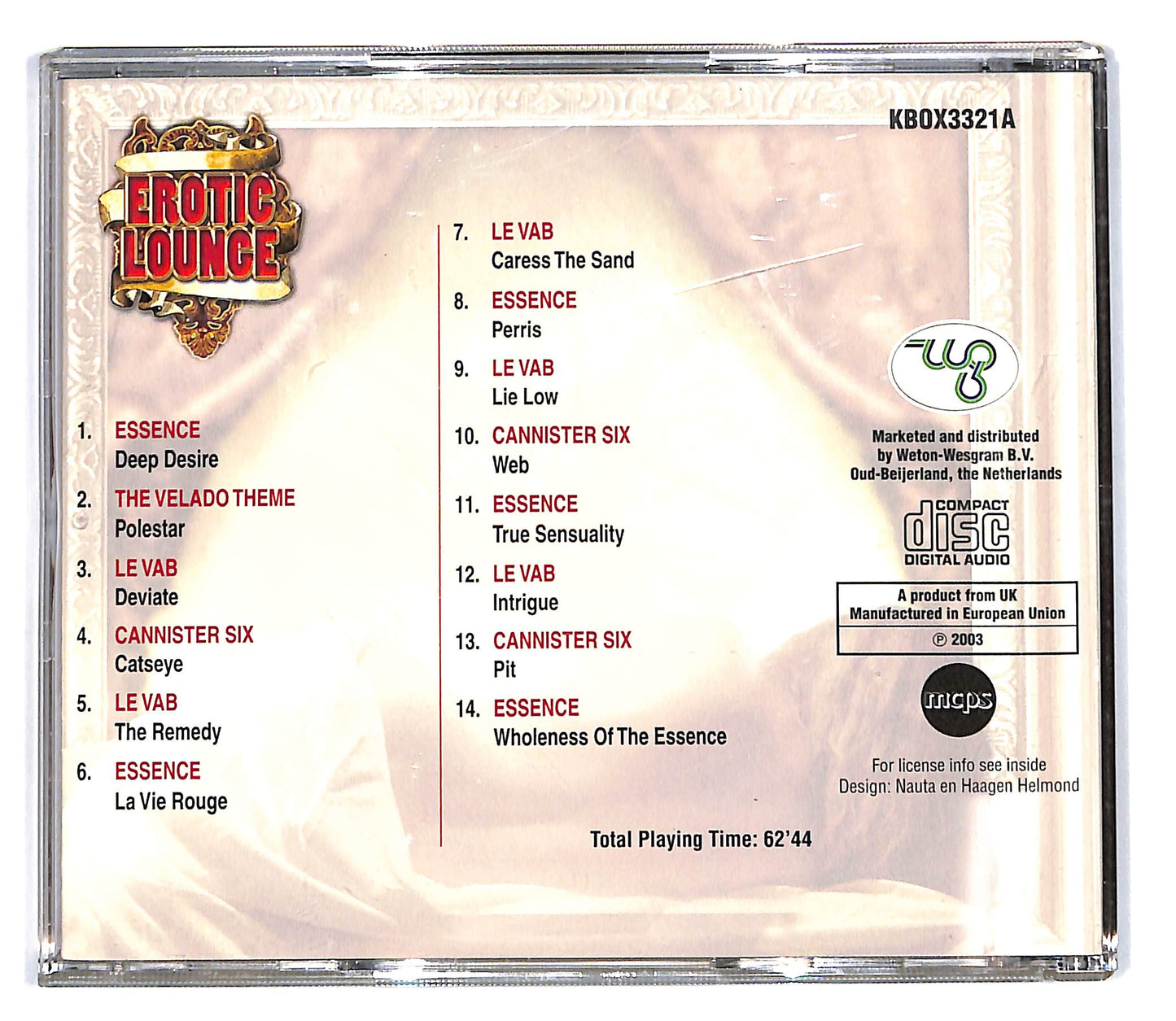 EBOND Various - Erotic Lounge - Get The Feeling Vol.1 CD CD101541