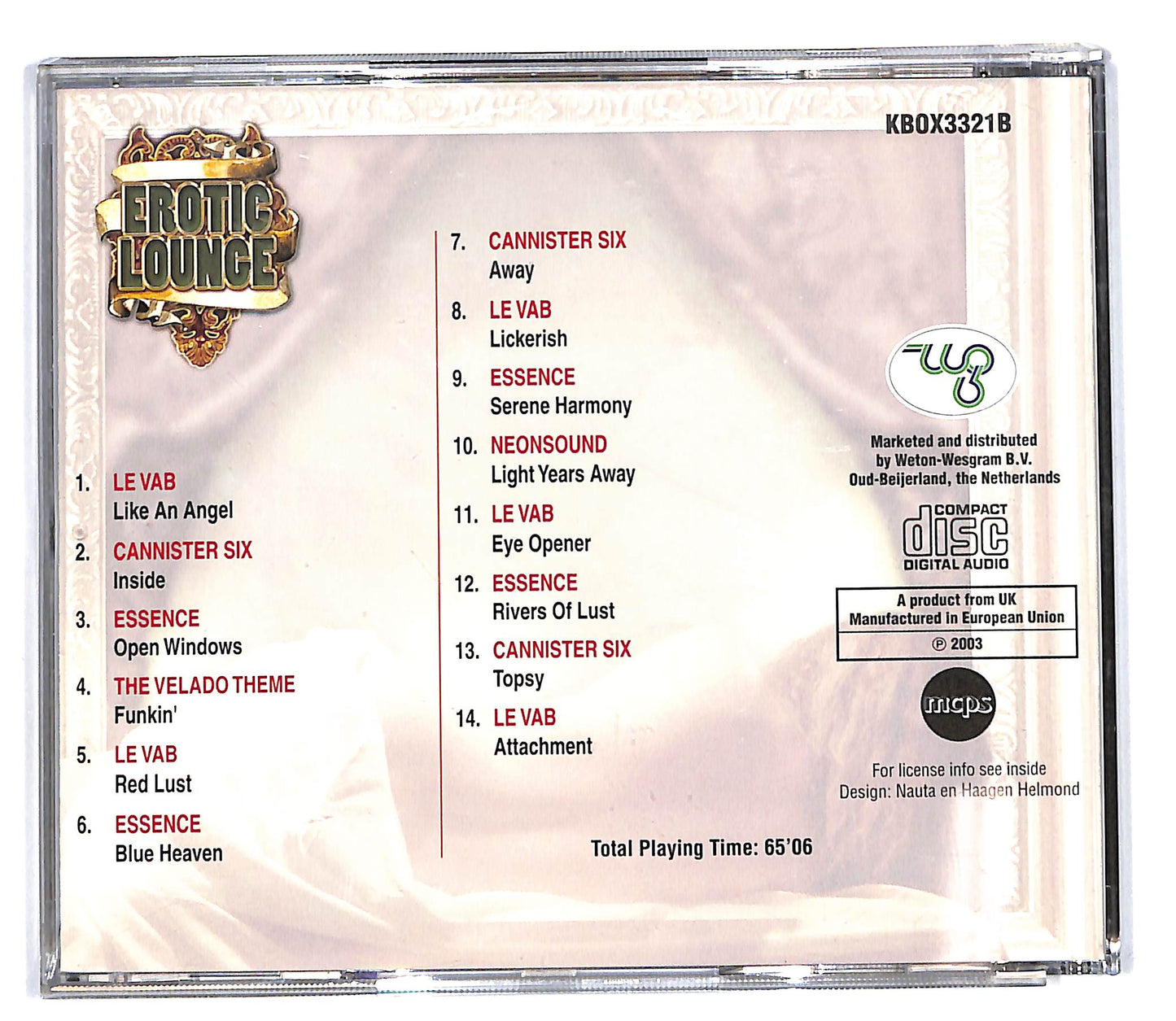 EBOND Various - Erotic Lounge - Get The Feeling Vol 2 CD CD101542