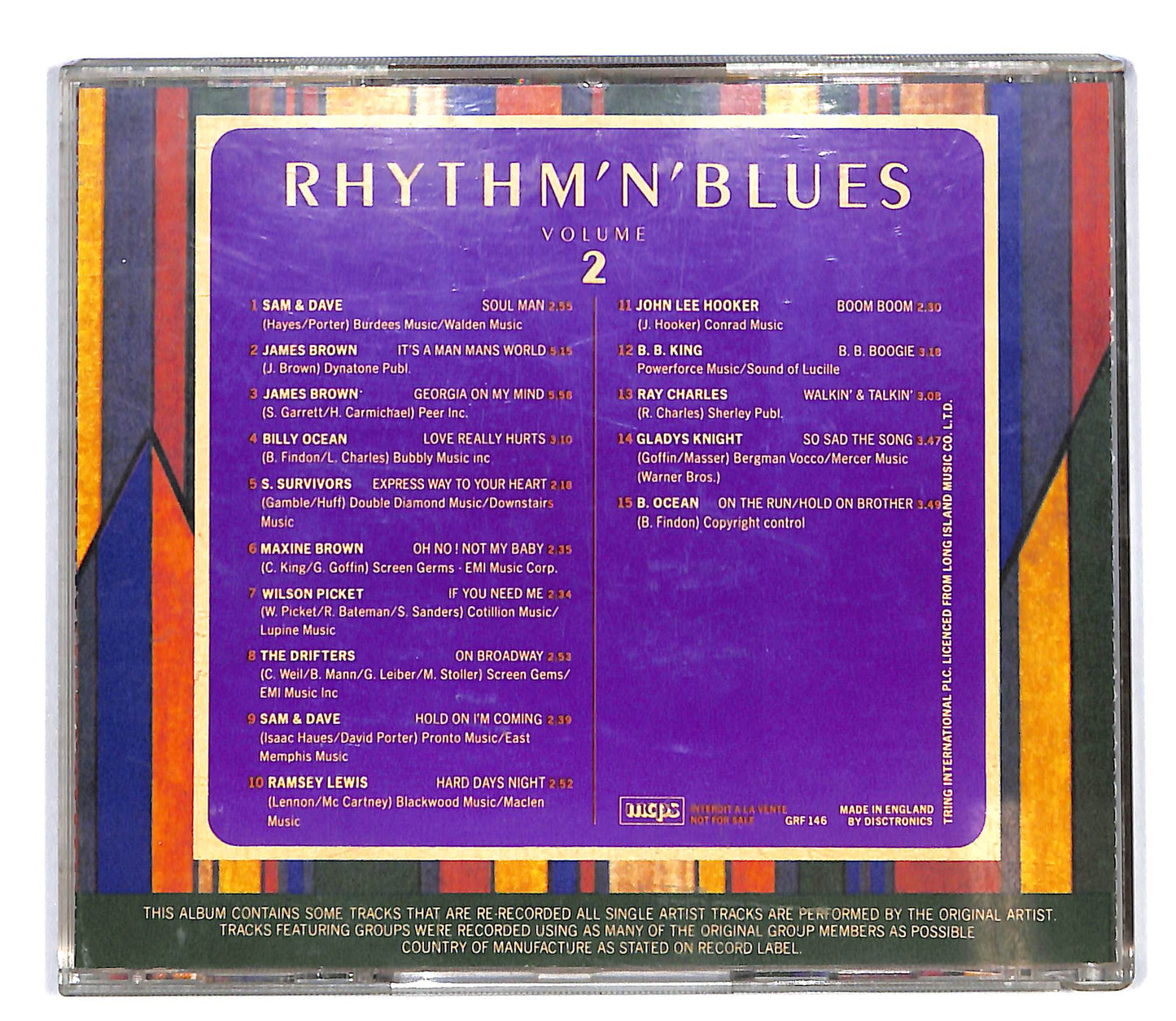 EBOND Various - Rhythm'N'Blues - Daniel Hechter Volume 2 CD CD101548