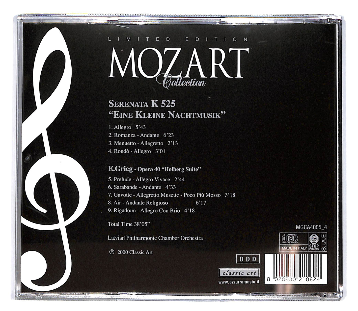 EBOND Mozart limited Edition Collection - Serenata K 525 Eine Kleine Nachtmusik CD CD101551