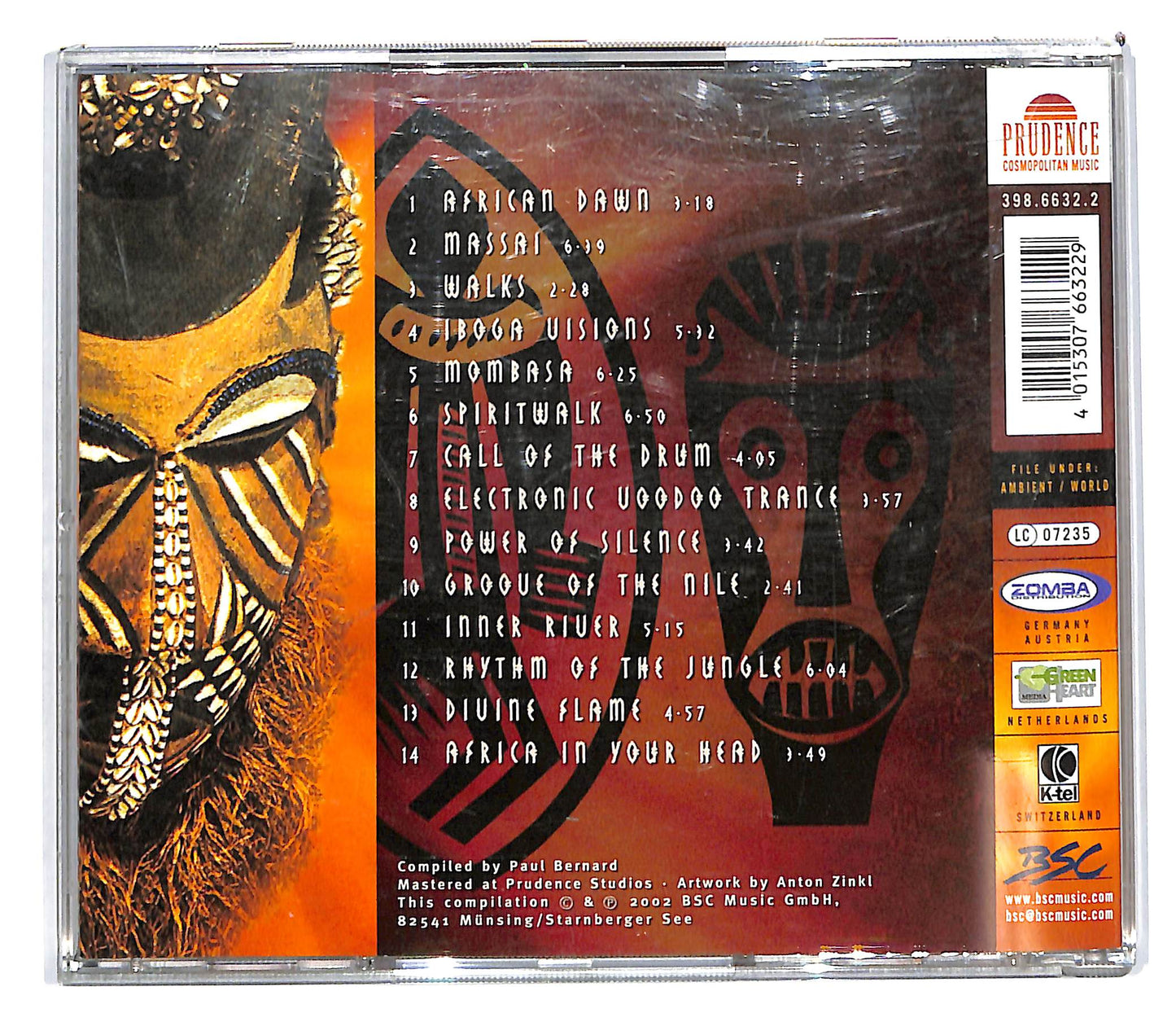 EBOND Various - Africa Lounge CD CD101603