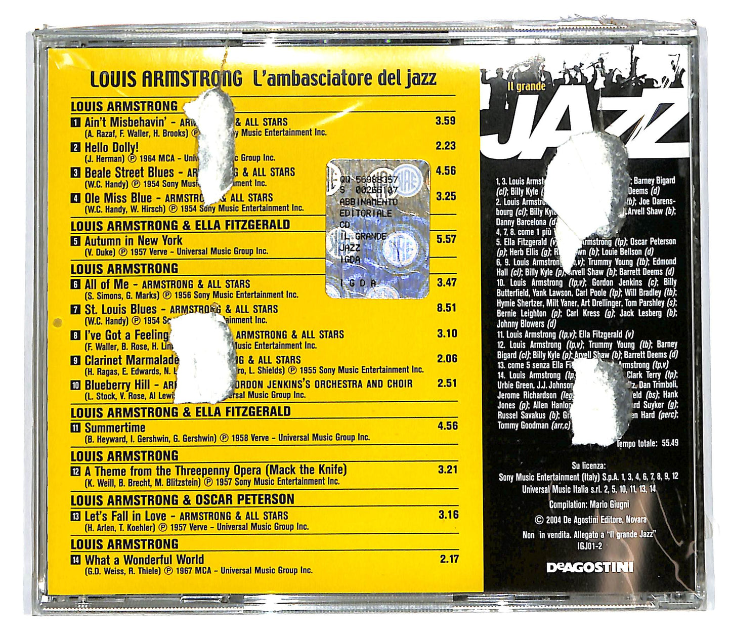 EBOND Louis Armstrong - L'ambasciatore Del Jazz EDITORIALE CD CD101627