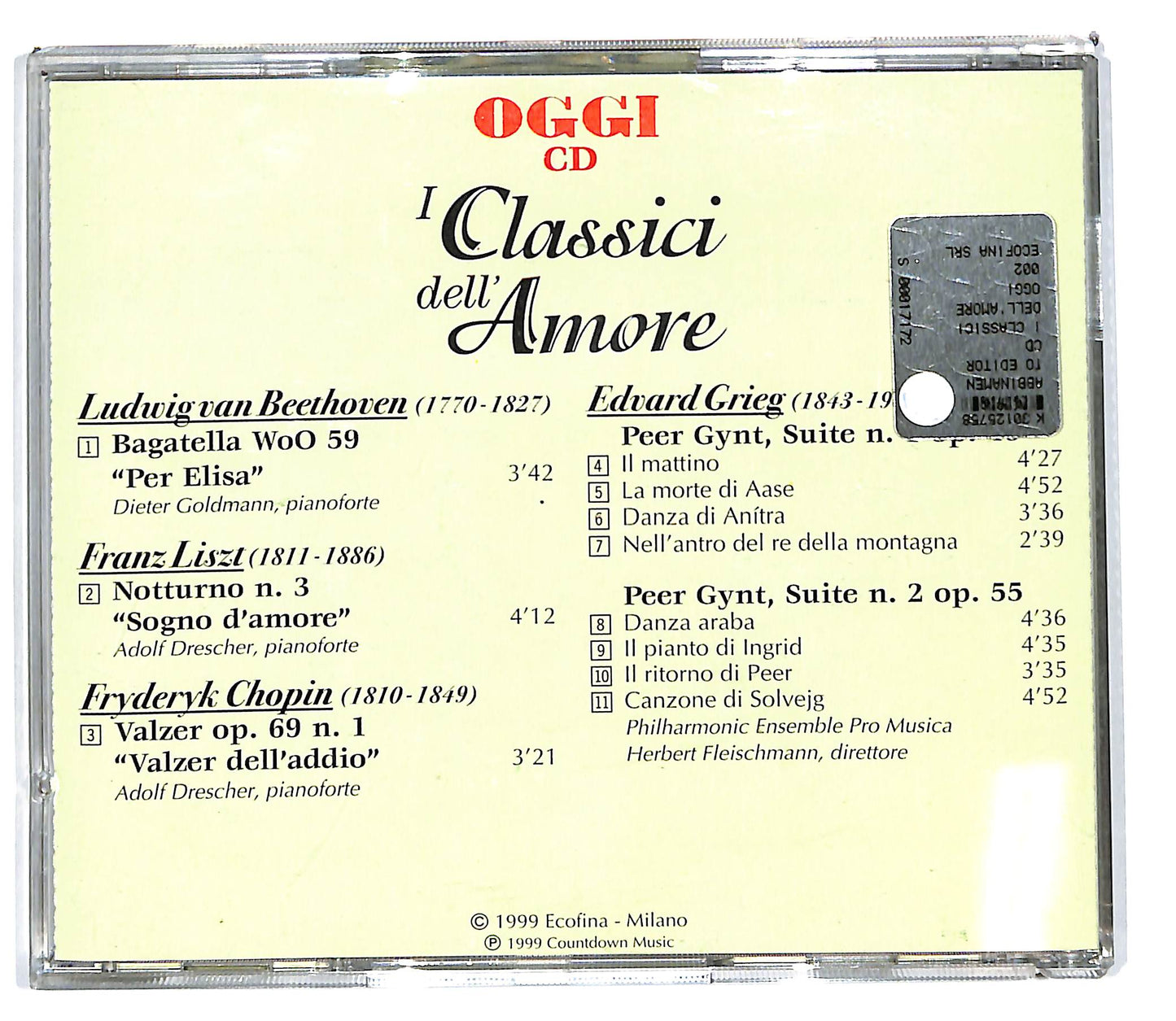 EBOND Various - I Classici dell'Amore vol.2 EDITORIALE CD CD101634