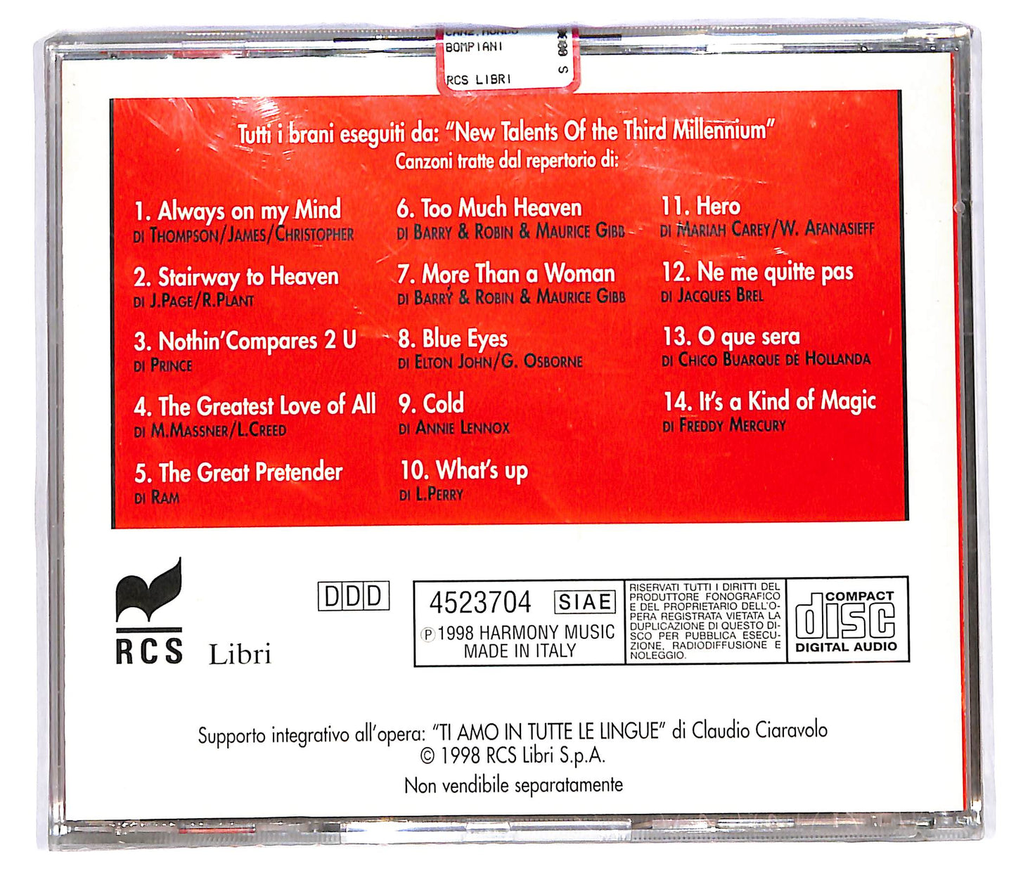 EBOND Various - Ti Amo Con Le Piu Belle Canzoni D'Amore CD CD101643