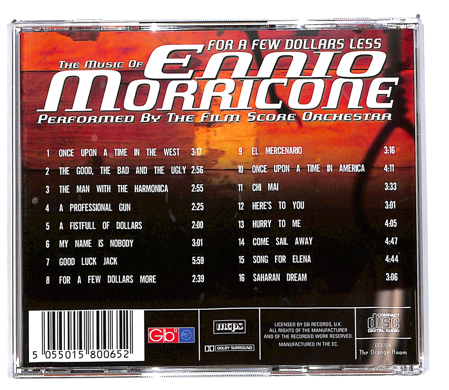 EBOND Ennio Morricone - For A Few Dollars Less CD CD101654