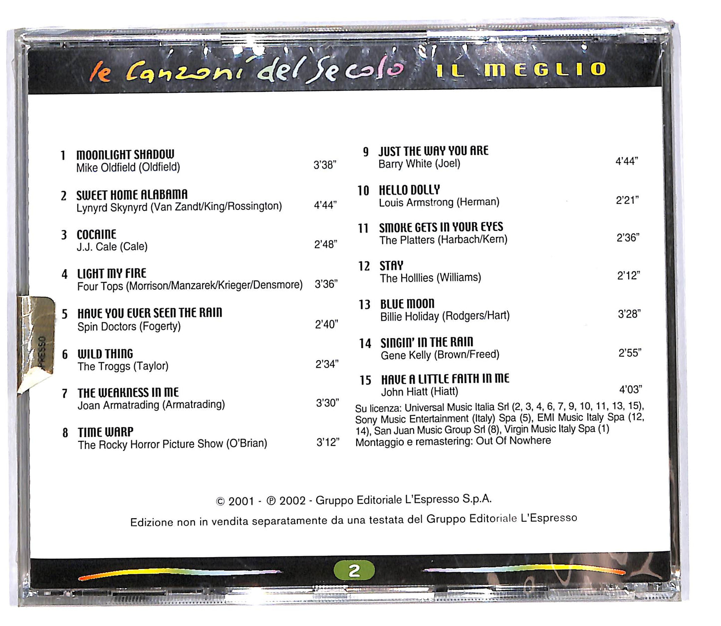 EBOND Various - Le Canzoni Del Secolo Il Meglio vol.2 EDITORIALE CD CD101659