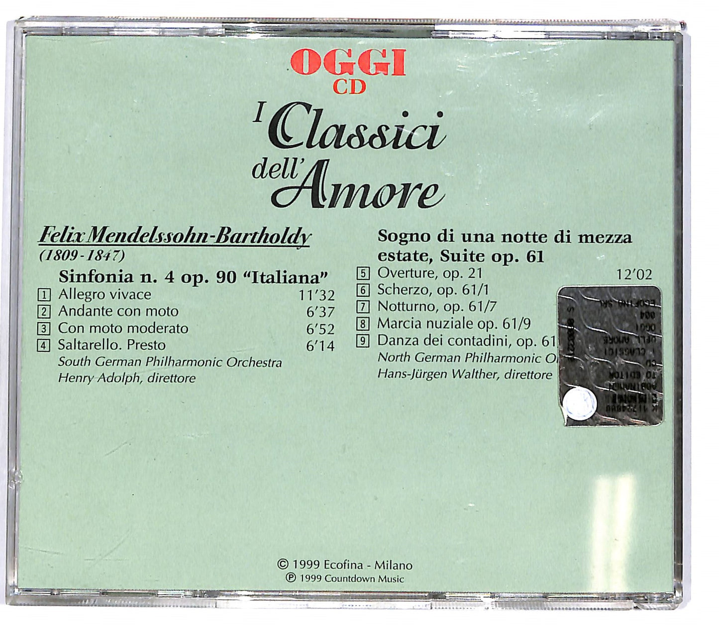 EBOND Various - I Classici Dell'Amore vol 4 EDITORIALE CD CD101667