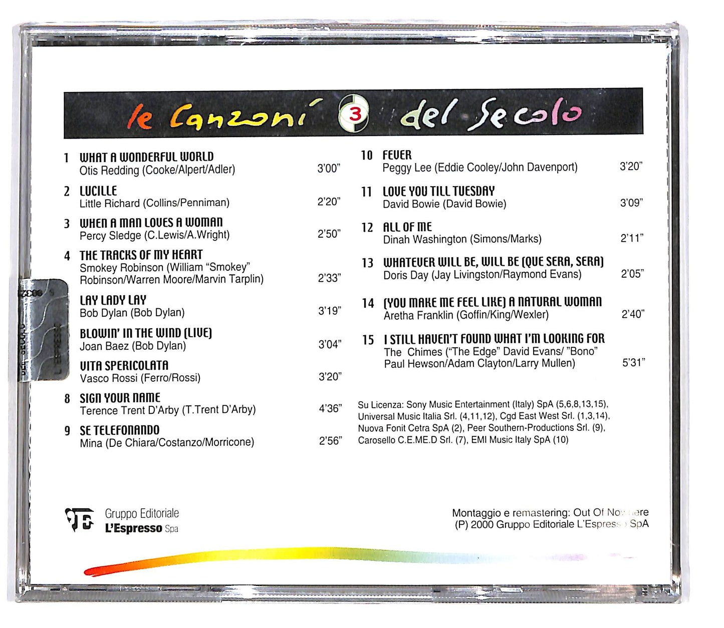 EBOND Various - Le Canzoni Del Secolo vol 3 EDITORIALE CD CD101715