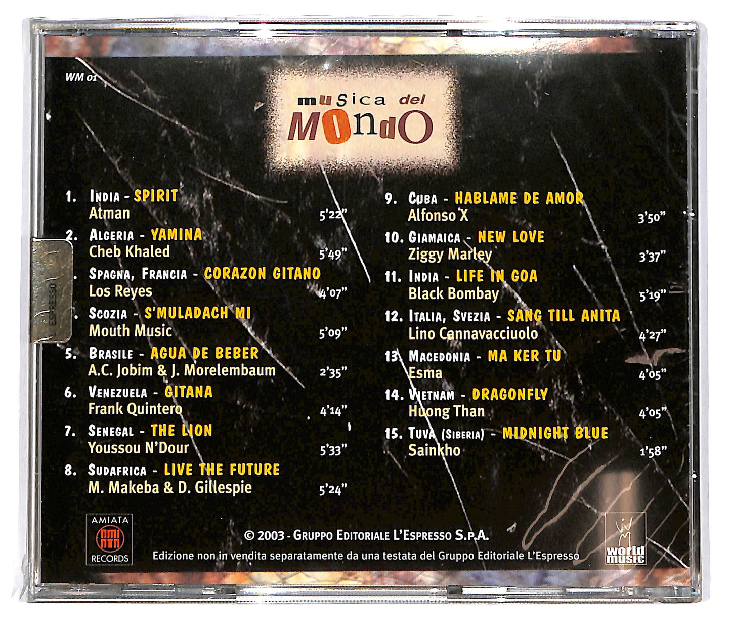 EBOND Various - musica del mondo vol.1 EDITORIALE CD CD101721