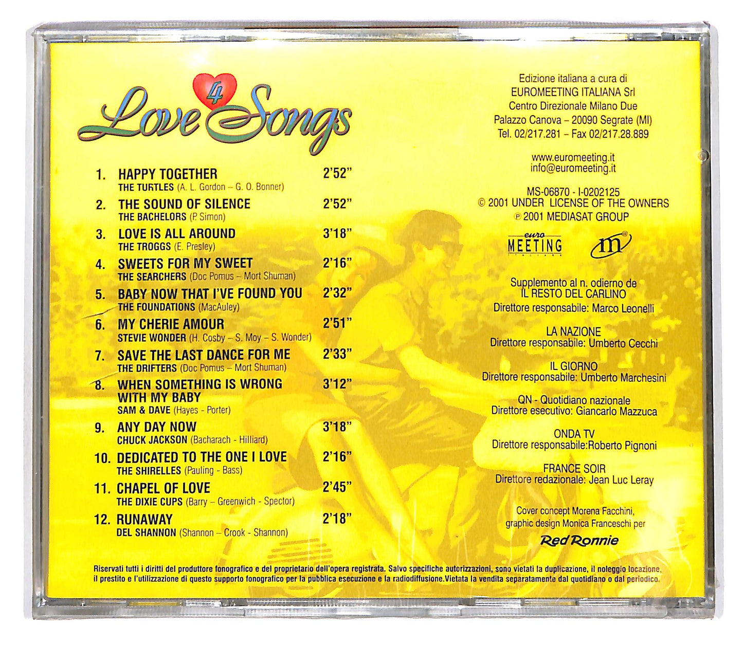 EBOND Various - Love songs vol 4 EDITORIALE CD CD101745