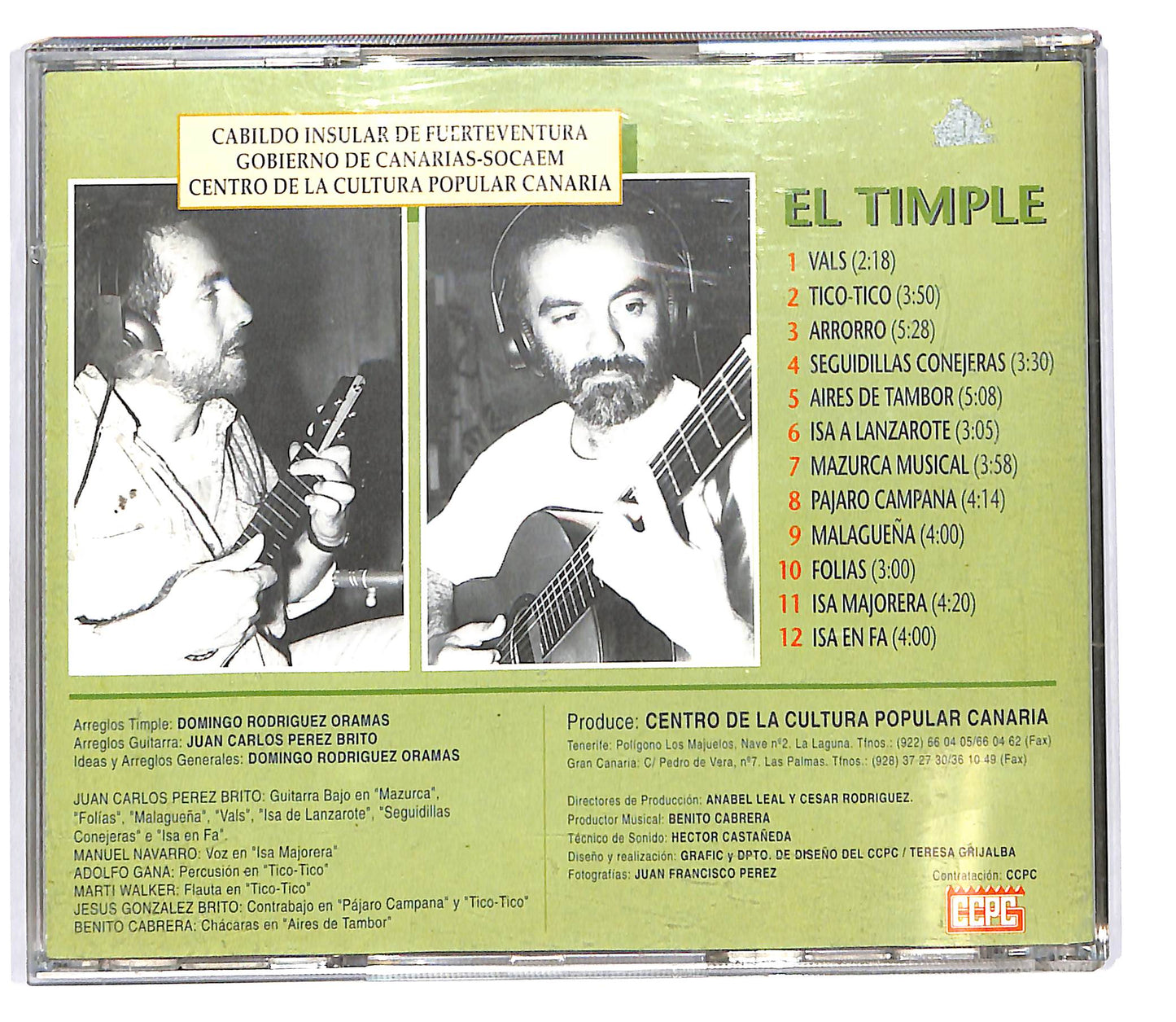 EBOND Domingo Rodriguez Oramas - El Colorao - El Timple EDITORIALE CD CD101764