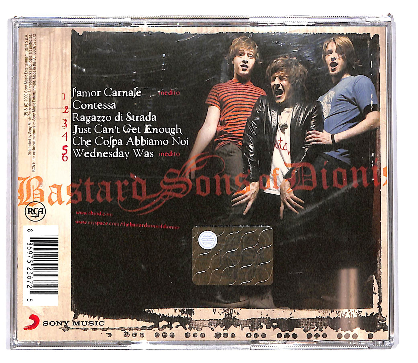 EBOND The Bastard Sons Of Dioniso - L'Amor Carnale CD CD101836