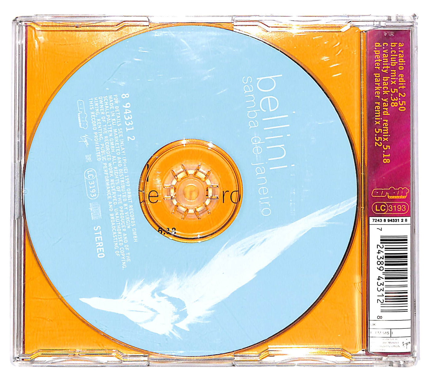 EBOND Bellini - Samba De Janeiro CD CD101838