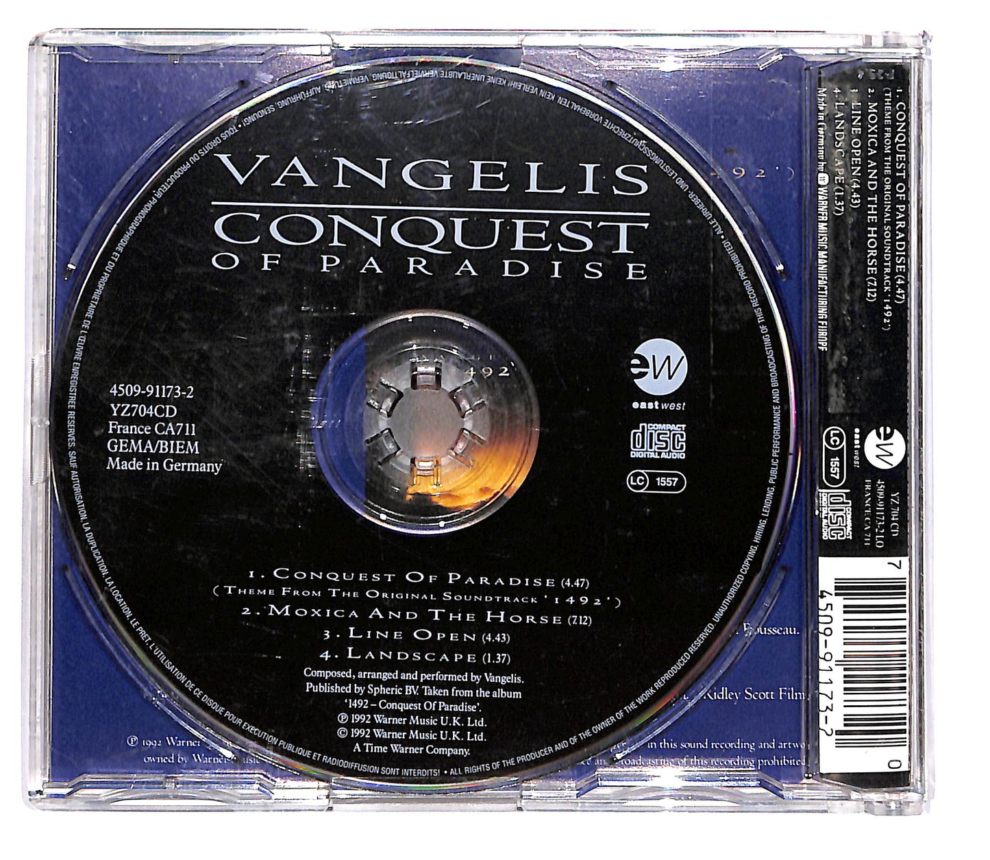 EBOND Vangelis - Conquest Of Paradise CD CD101839