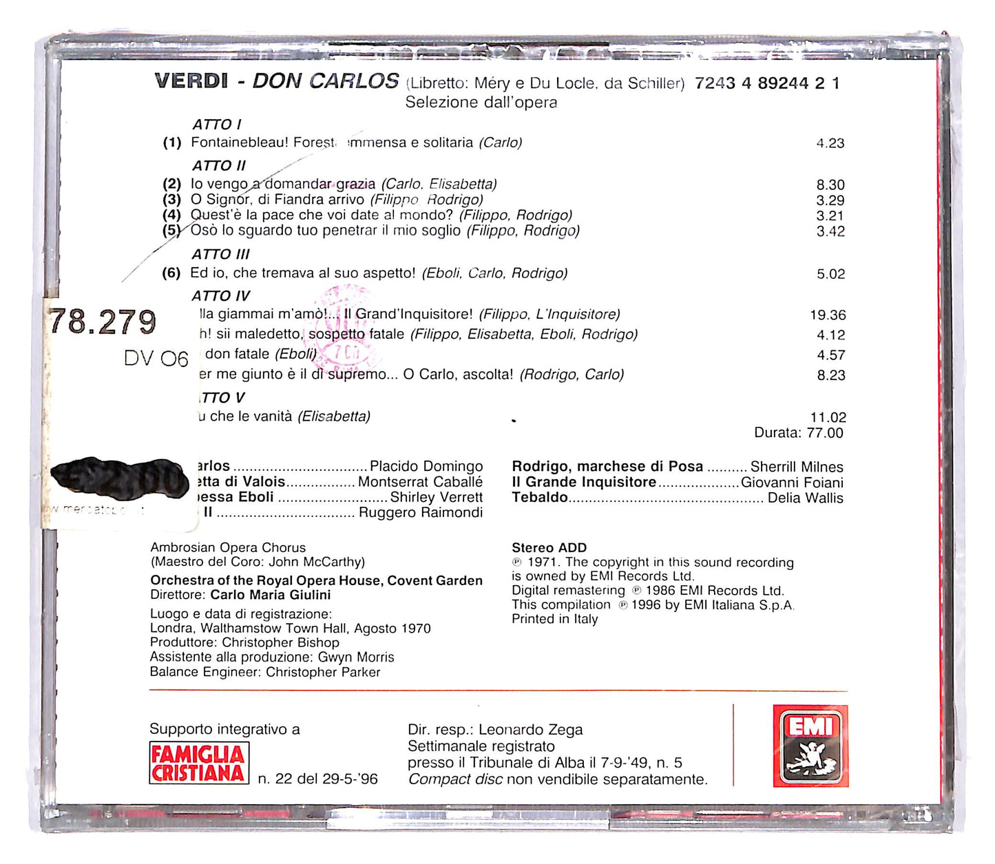 EBOND Verdi - Don Carlos Le Pagine Piu Belle CD CD101912