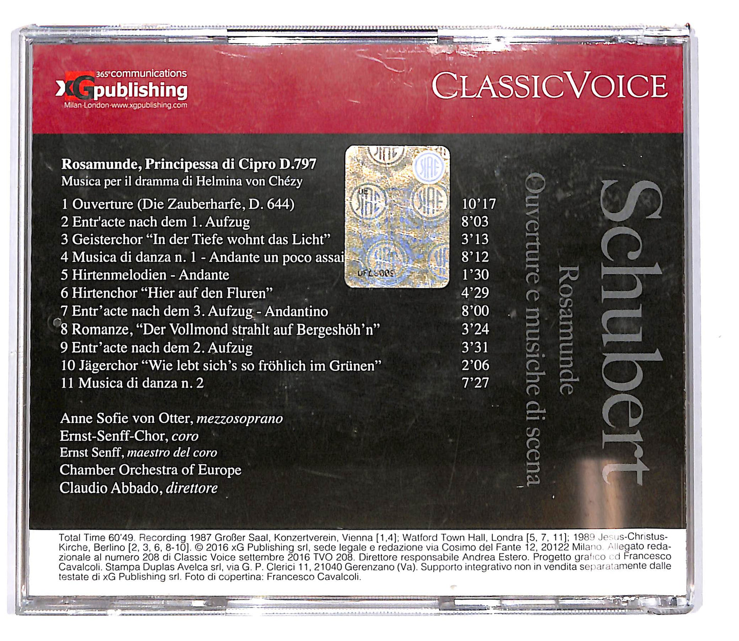EBOND Schubert - Rosamunde - Claudio Abbado CD CD101913