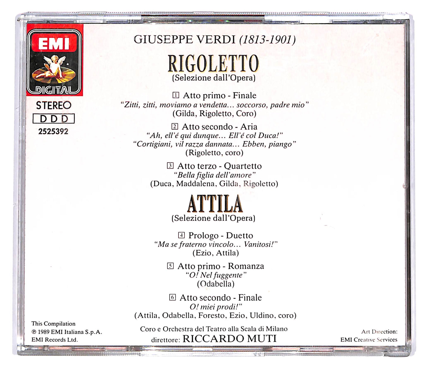 EBOND Verdi - Attila e Rigoletto - Muti EDITORIALE CD CD101919