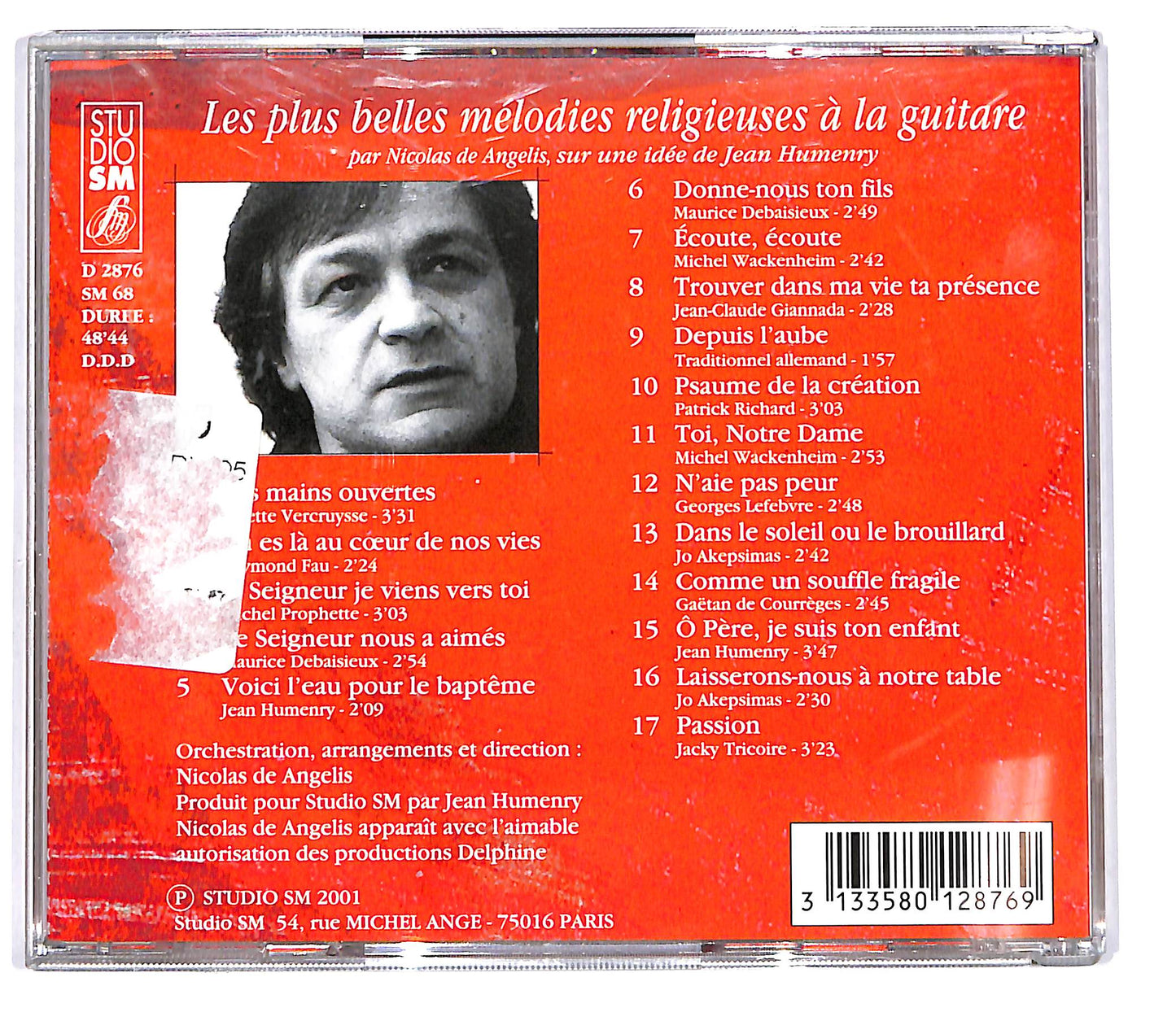 EBOND Nicolas de Angelis - Les Plus Belles Melodies Religieuses CD CD101924