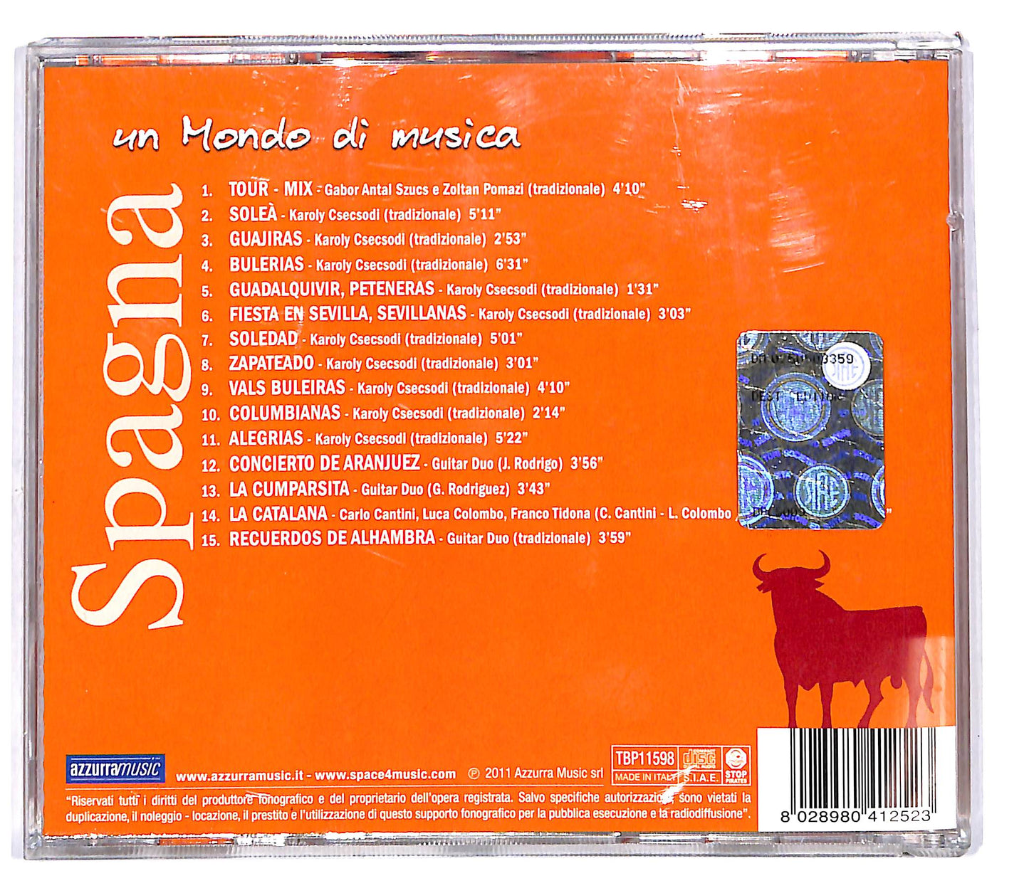 EBOND Various - Un Mondo di Musica - Spagna CD CD101947