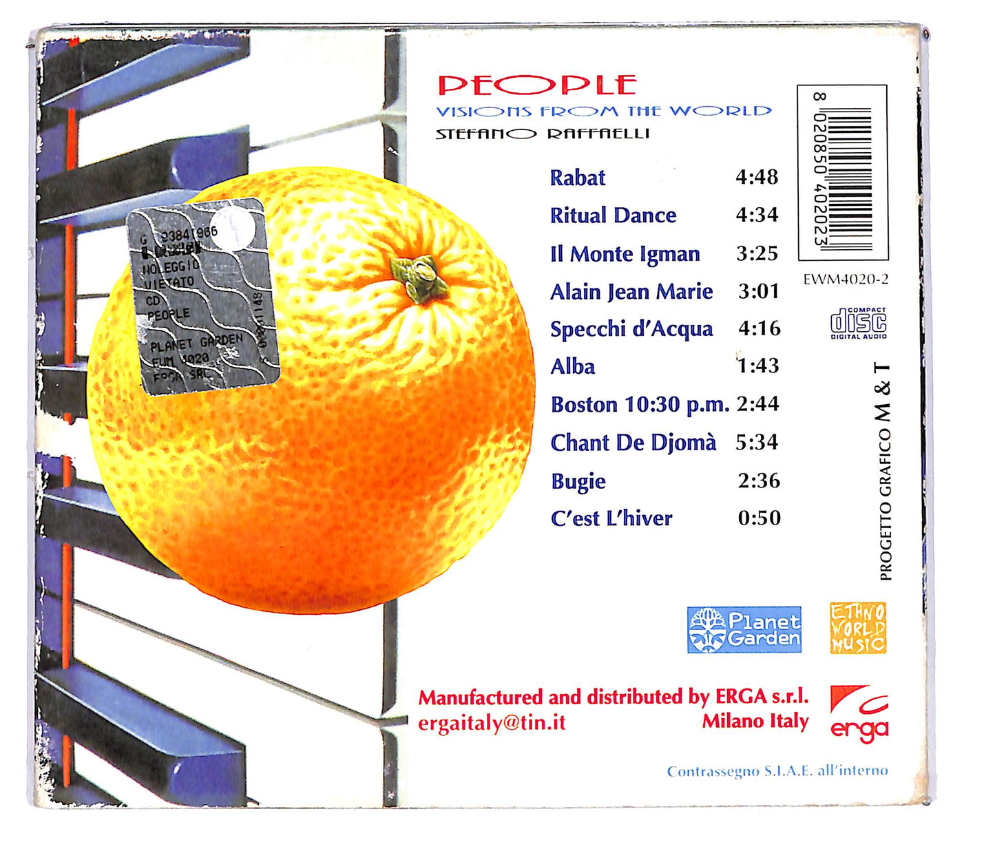 EBOND Stefano Raffaelli - people DIGIPACK CD CD101960