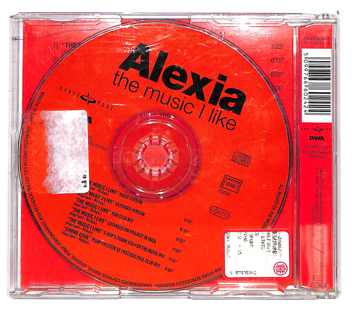 EBOND Alexia - The Music I Like CD CD102025