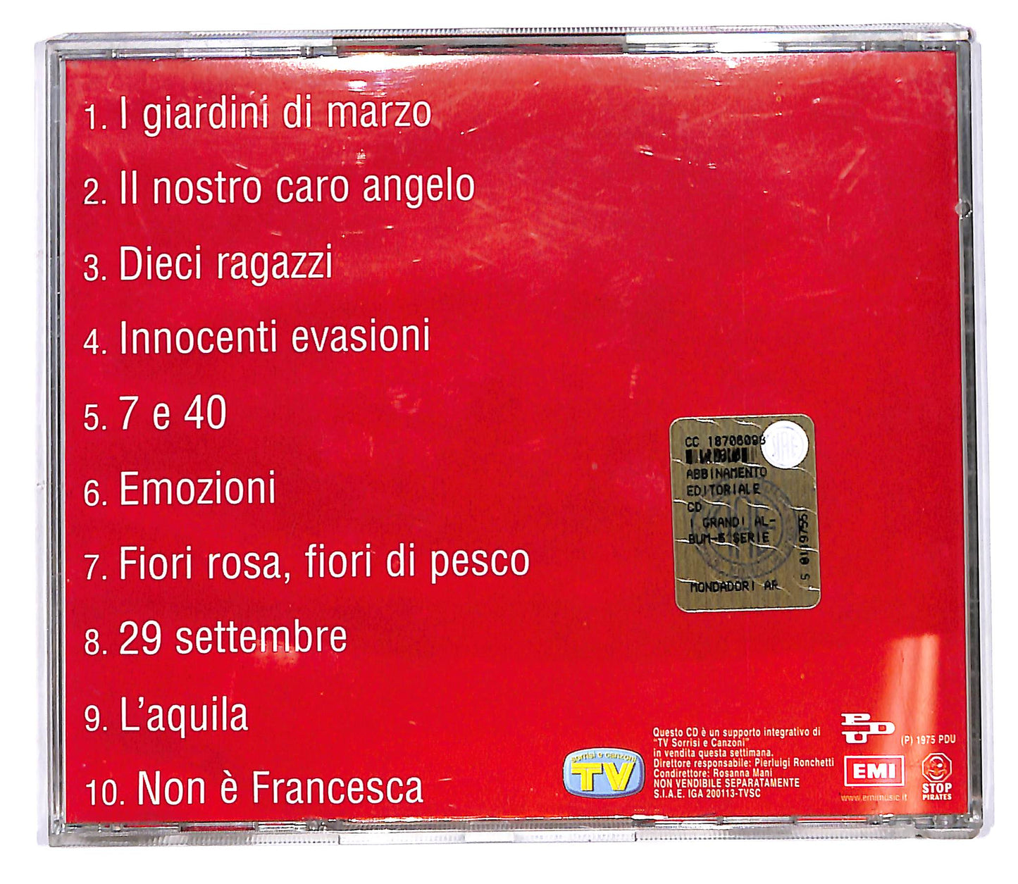 EBOND Mina - Minacantalucio EDITORIALE CD CD102031
