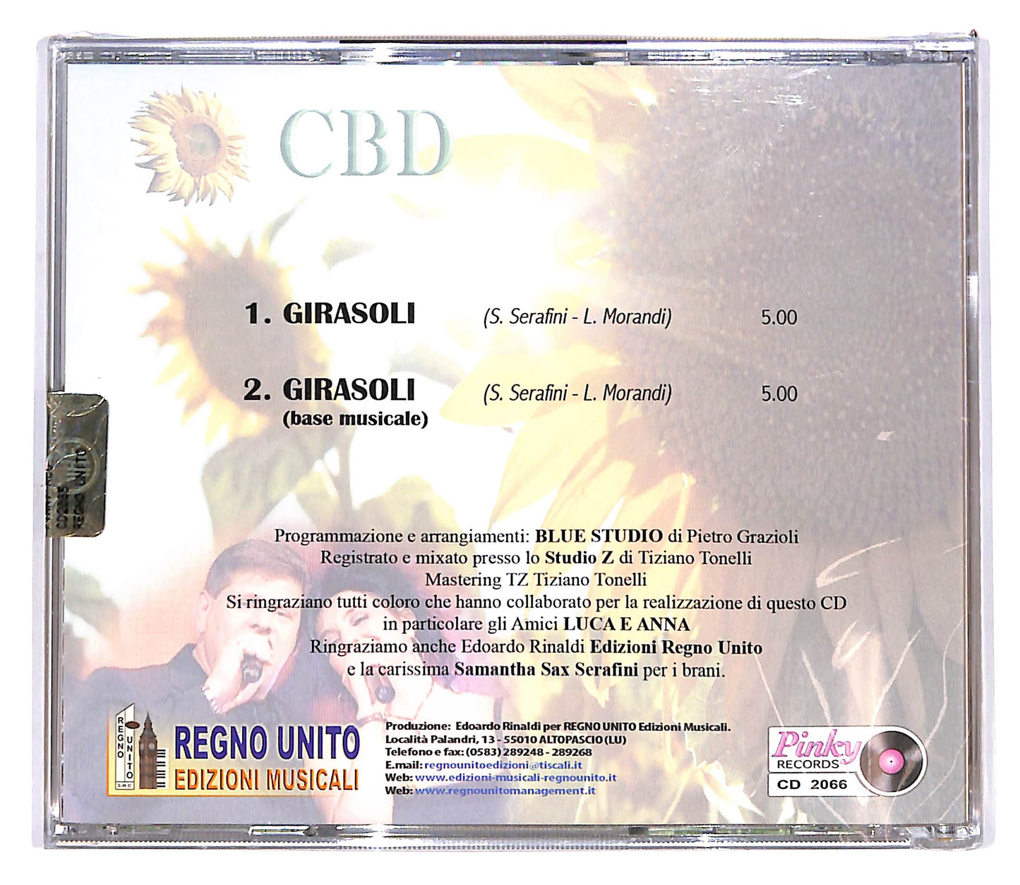 EBOND Luca e Anna - Girasoli CD CD102035
