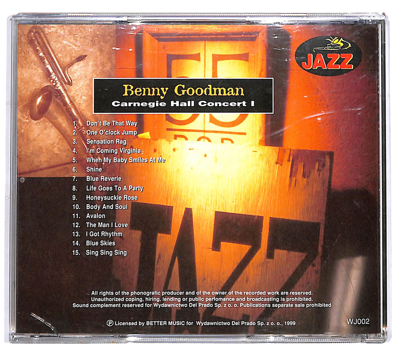 EBOND Benny Goodman - Carnegie Hall Jazz Concert I EDITORIALE CD CD102058