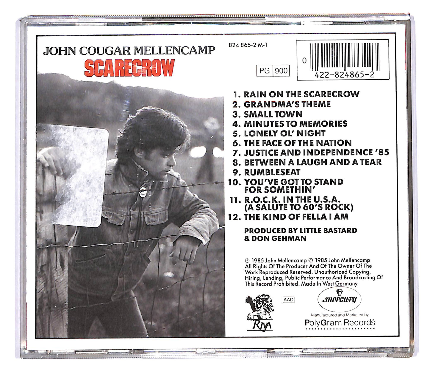 EBOND John Cougar Mellencamp - Scarecrow CD CD102124