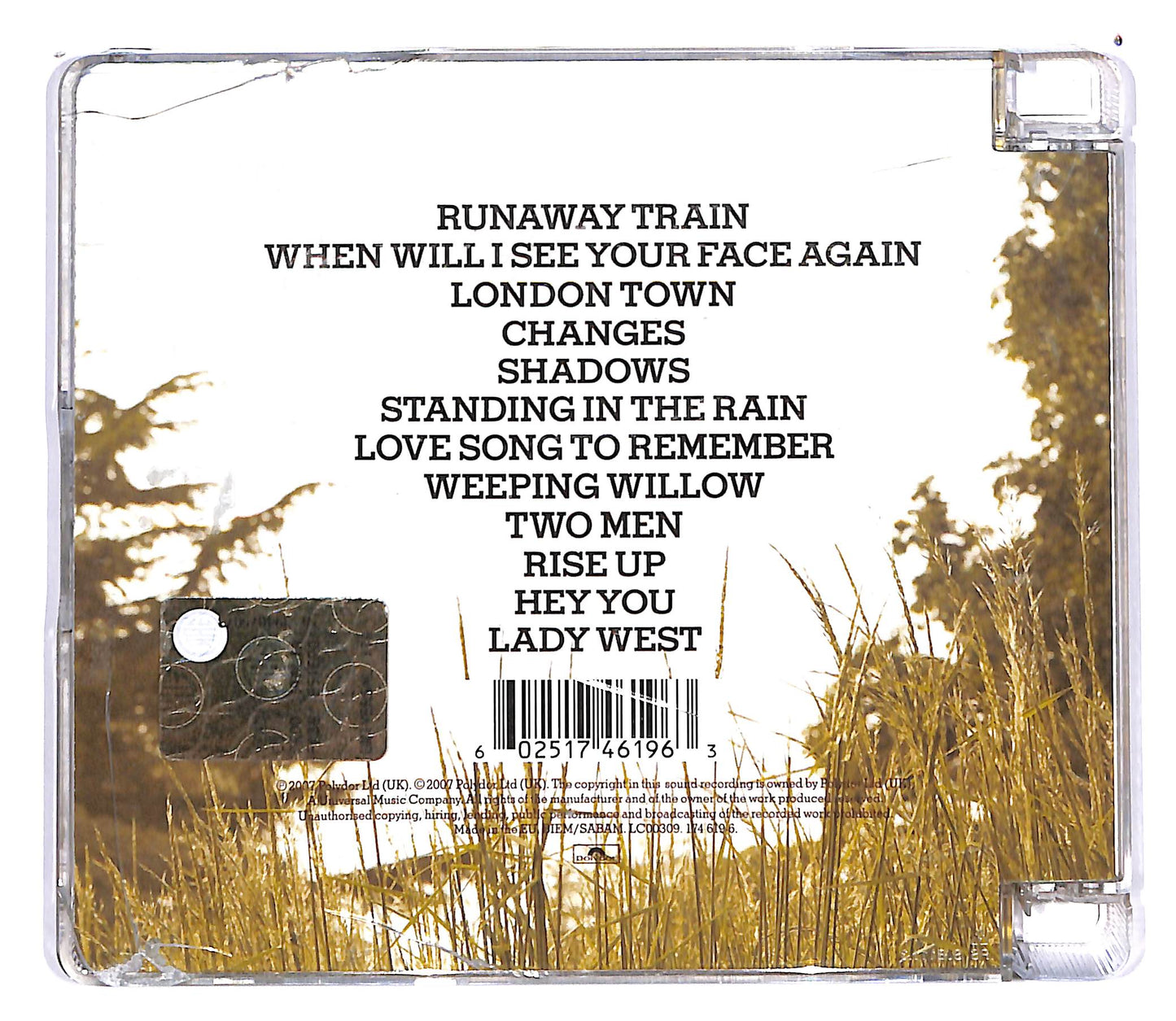 EBOND Jamie Scott & The Town - Park Bench Theories SJB CD CD102125