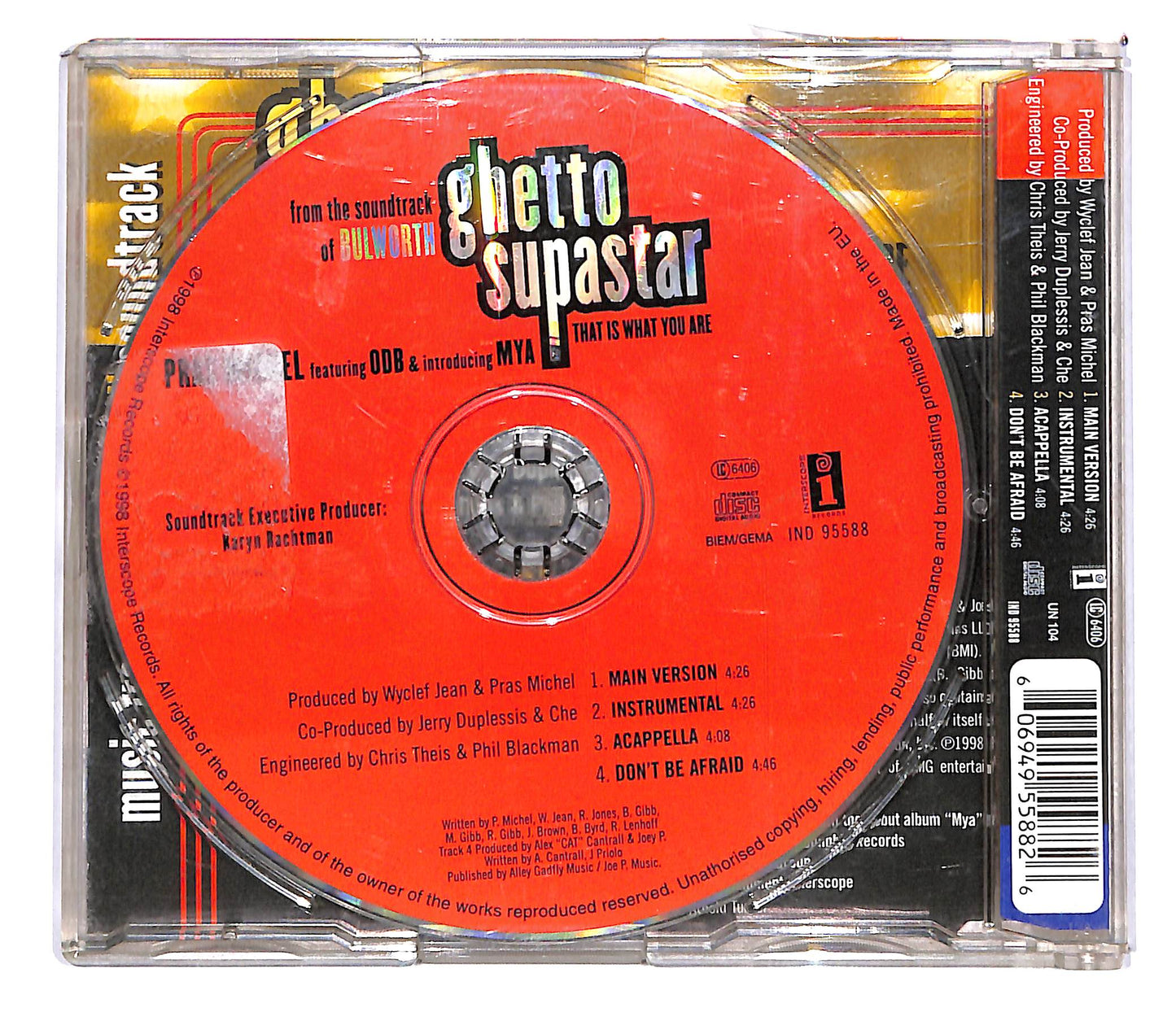 EBOND Pras Michel Featuring ODB& Introducing Mȳa - Ghetto Supastar CD CD102131