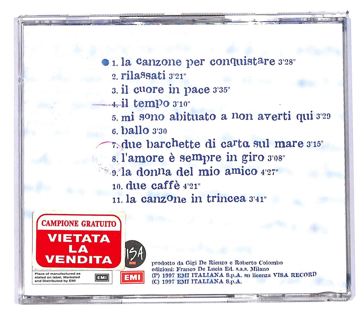 EBOND Marcello Pieri - L'amore E' Sempre In Giro CD CD102154