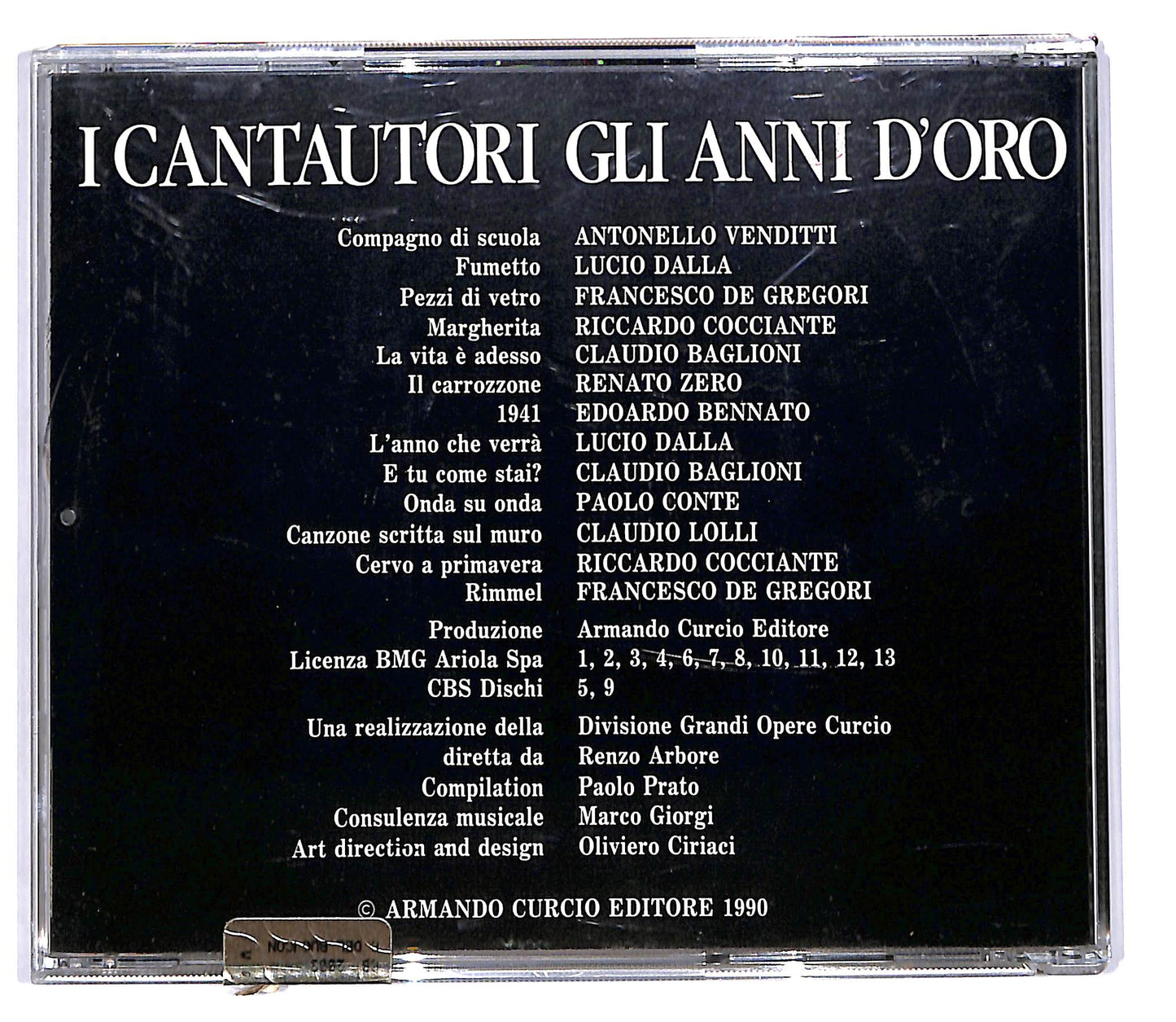 EBOND Various - I Cantautori - Gli Anni D'Oro EDITORIALE CD CD102156