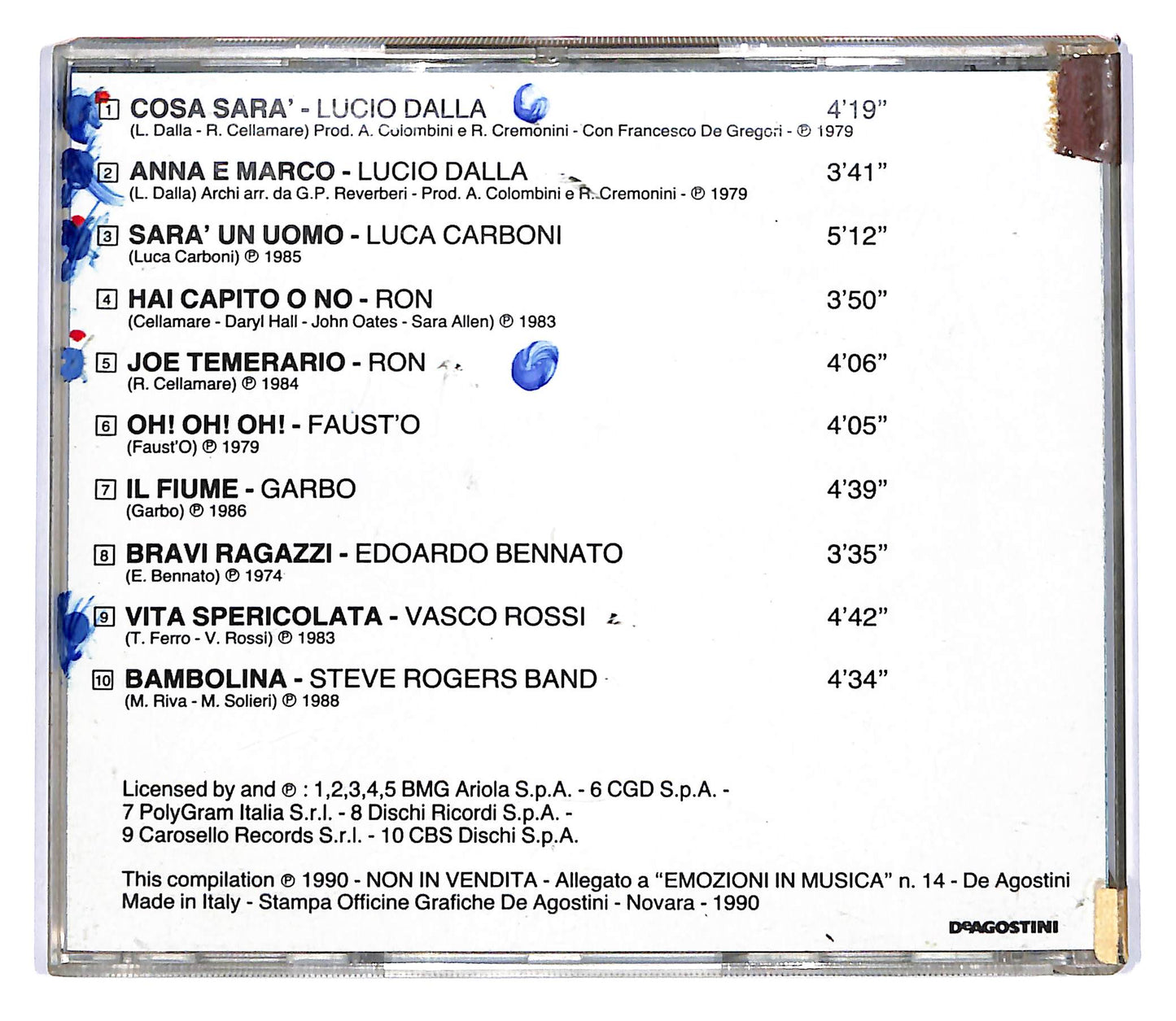EBOND Various - Ragazzi Italiani - Emozioni in musica EDITORIALE CD CD102165