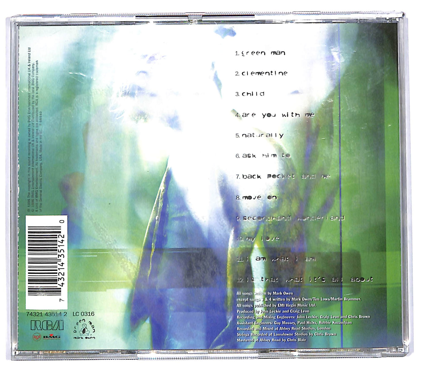 EBOND Mark Owen - Green Man CD CD102201