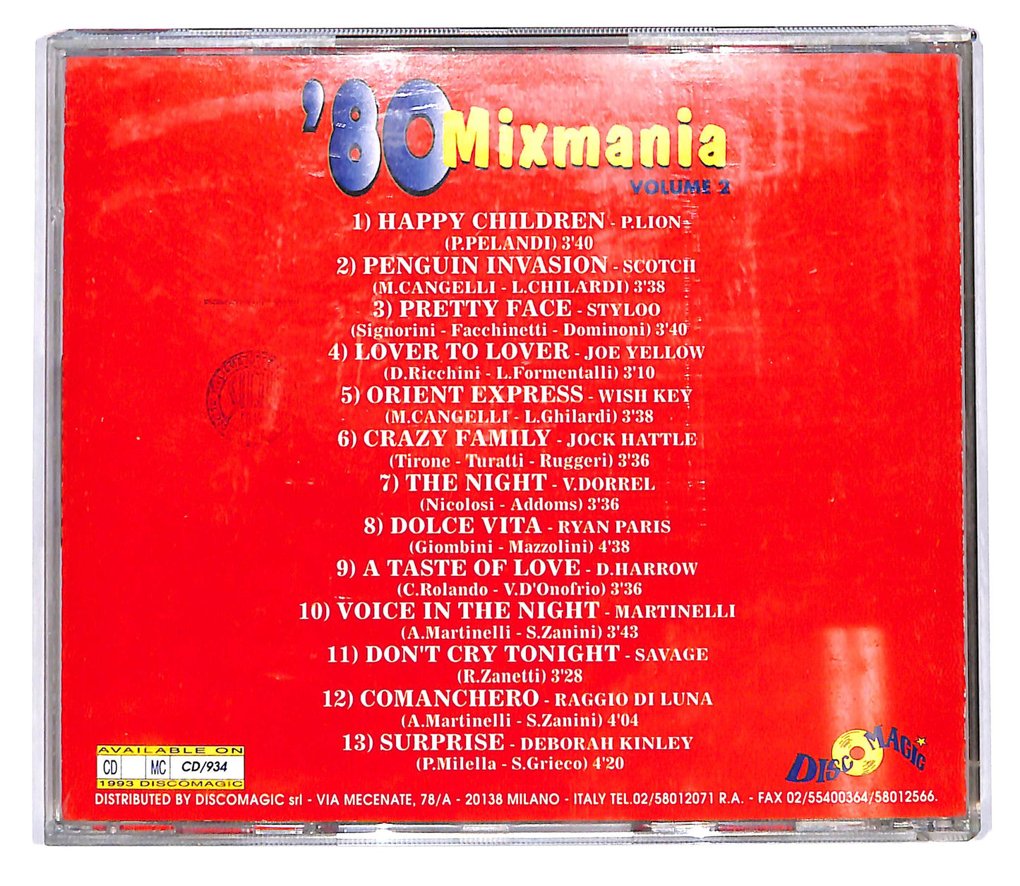 EBOND Various - '80 Mixmania Vol.2 EDITORIALE CD CD102204