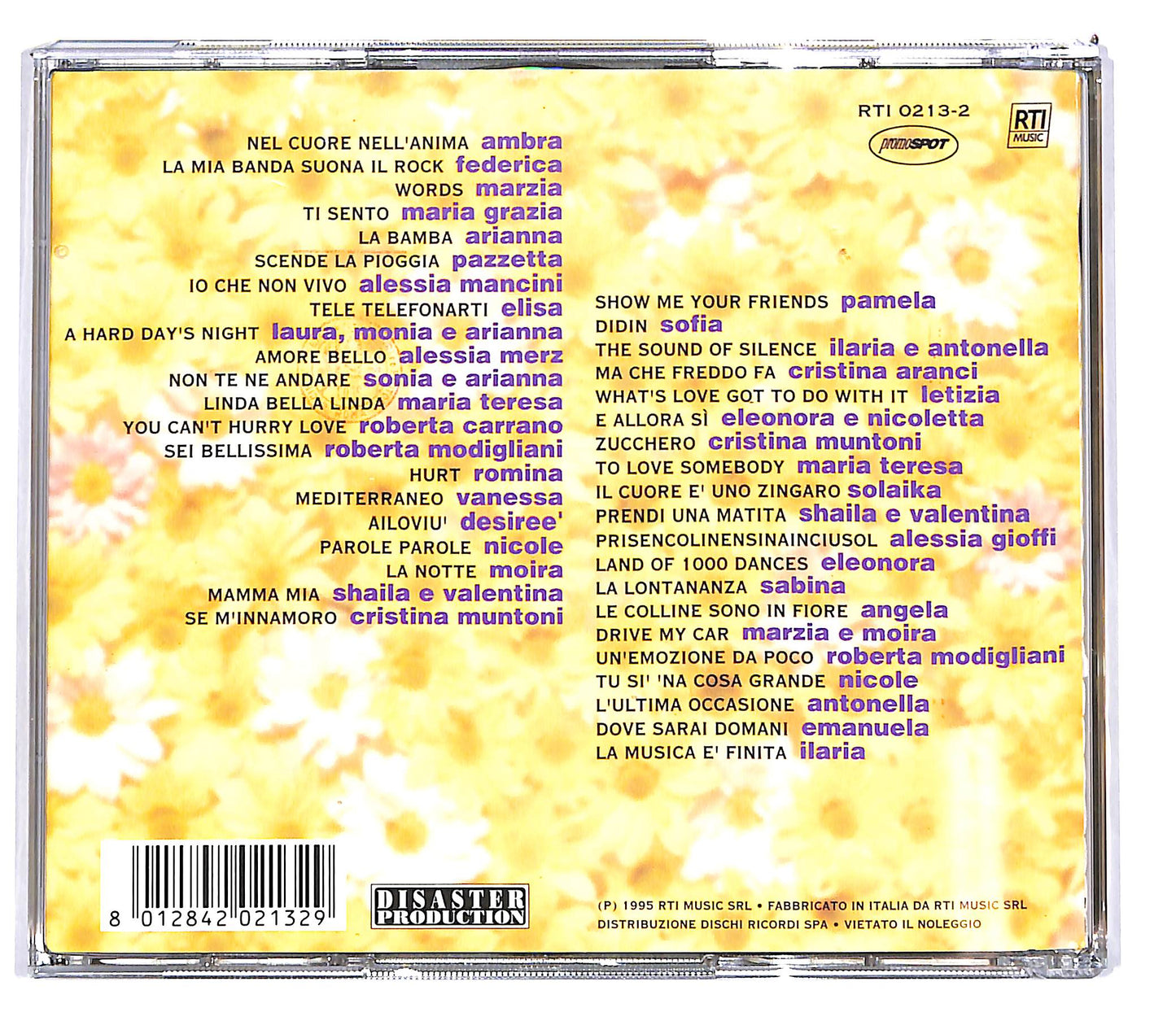 EBOND Le Ragazze Di 'Non E La Rai' - Non E La Rai Gran Finale CD CD102223