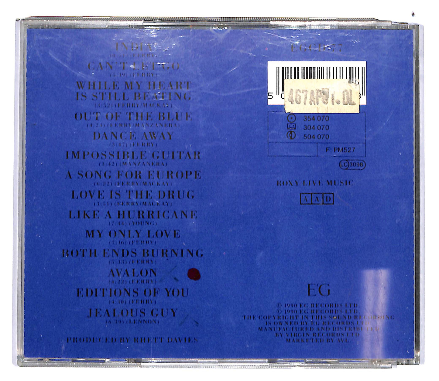 EBOND Roxy Music - Heart Still Beating CD CD102232