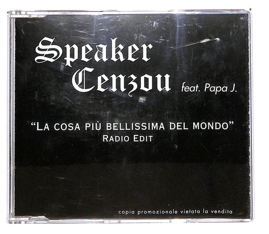 EBOND Speaker Cenzou Feat. Papa J - La Cosa Piu Bellissima Del Mondo CD CD102254