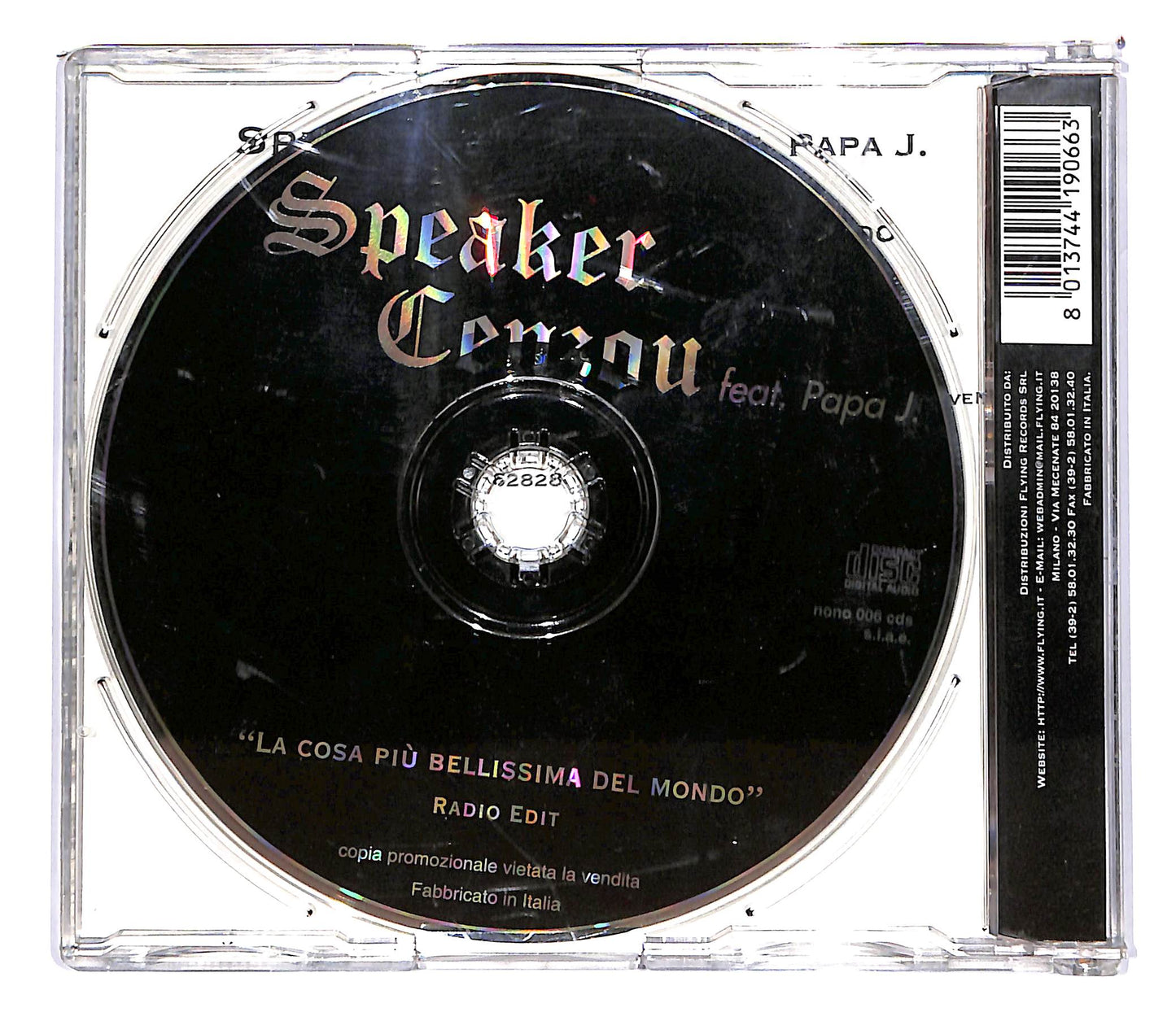 EBOND Speaker Cenzou Feat. Papa J - La Cosa Piu Bellissima Del Mondo CD CD102254