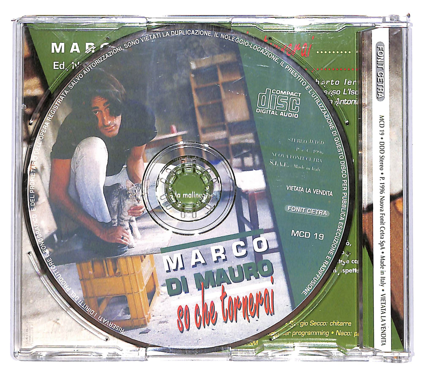 EBOND Marco Di Mauro - So Che Tornerai CD CD102255