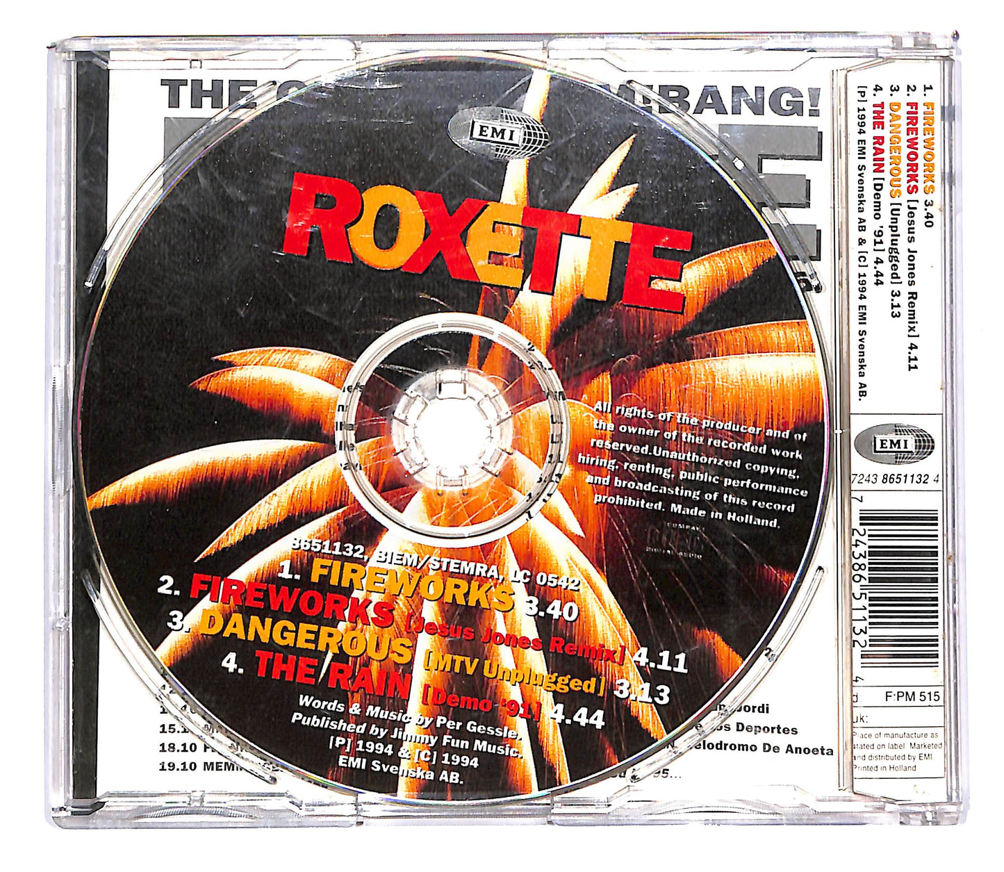 EBOND Roxette - Fireworks CD CD102261