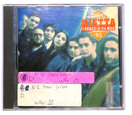 EBOND Mietta E I Ragazzi Di Via Meda CD CD102306