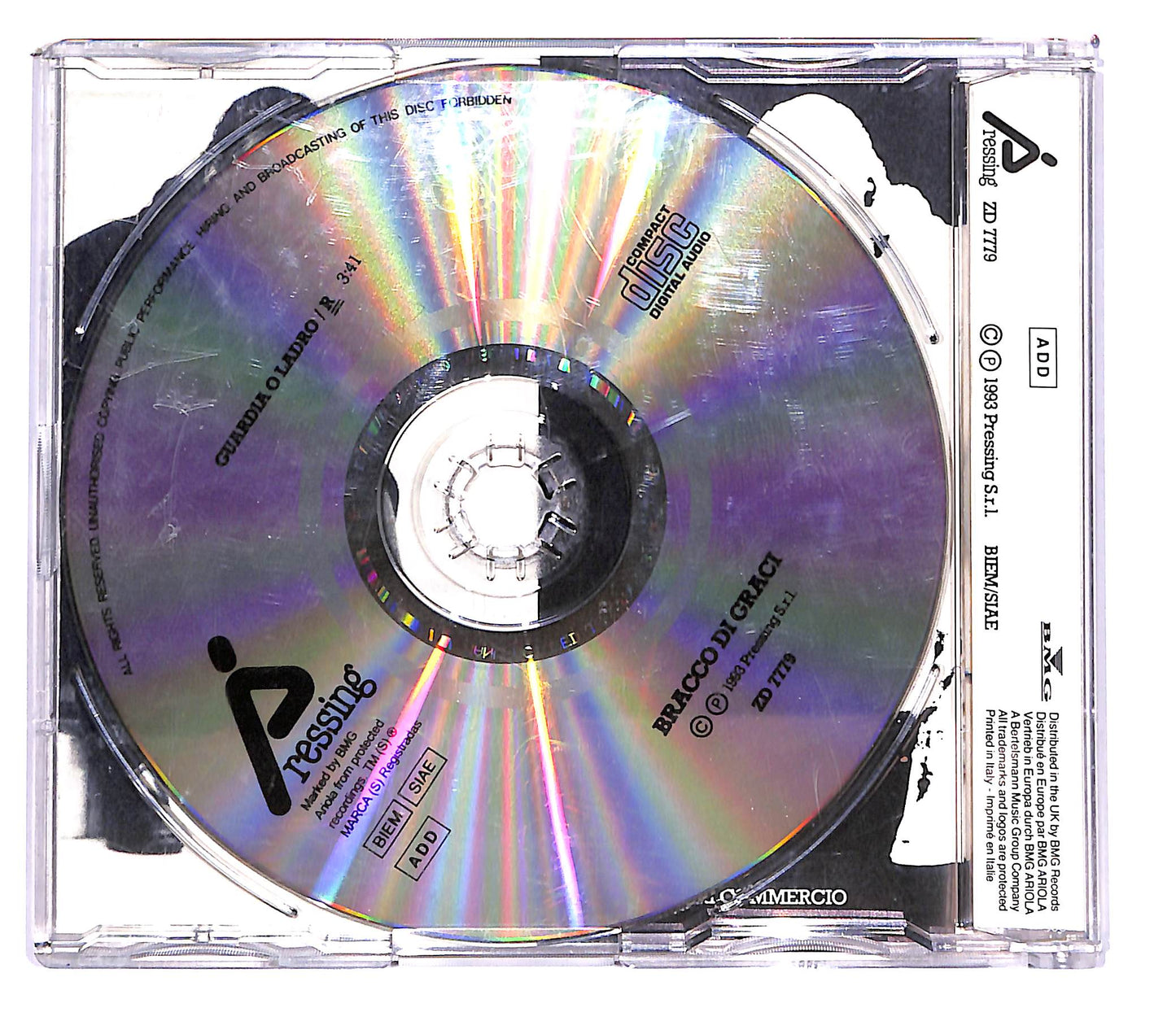 EBOND Bracco Di Graci - Guardia O Ladro CD CD102308