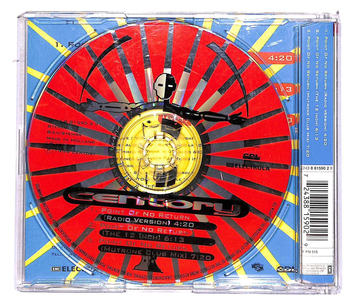 EBOND Centory - Point Of No Return CD CD102315