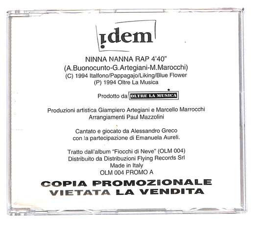 EBOND Idem - Ninna Nanna Rap CD CD102321